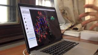 Leap Motion Molecule Demo