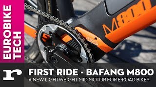 A new motor system for e-road bikes! Bafang M800