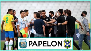 PAPELÓN HISTORICO! BRASIL SE METIO A SUSPENDER EL PARTIDO CON ARGENTINA