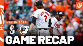 Mariners vs. Orioles Game Recap (5/19/24) | MLB Highlights | Baltimore Orioles