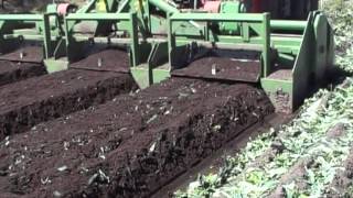 Cover cropping and bed preparation.