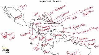 Memorize Countries of Central America & South America | GEOGRAPHY