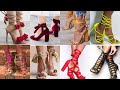 Stylish lace tie up heels  for women | lace up heels collection