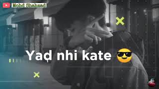 Yad Nhi Karte La*di 😂 | New Bad Boy Attitude And Funny Shayari Whatsapp Status | M S |