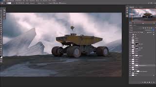 WIP of Research all-terrain vehicle \