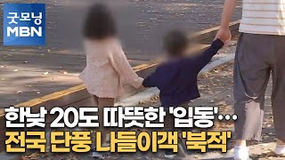 한낮 20도 따뜻한 '입동'…전국 단풍 나들이객 '북적' [굿모닝MBN]