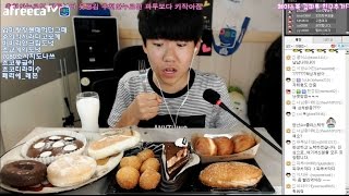 중3BJ파투의 뚜레쥬르 칼로리폭탄.. 도넛.빵.케이크 먹방 Eating Show