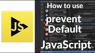 How to Use preventDefault() in JavaScript | Stop Default Browser Actions Easily