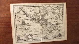 Cartographic Curiosities: 1661 Map of the Americas