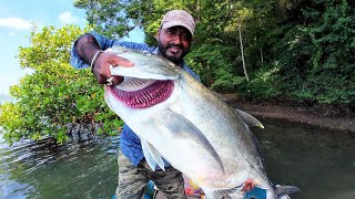 আজ একজন খুব খুশি, বিশাল বড় এক মাছ পেয়ে লটারি লেগে গেল।@andaman_hooks30