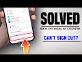 How To Fix Sign Out Is Not Available Due to Restrictions iphone | Not Available Due to Restrictions.