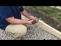 making a radius curve in a concrete form