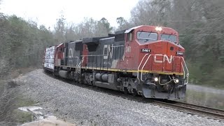 [4a] Railfanning the CN Beaumont Subdivision, Mobile AL - Hattiesburg MS, 03/06-09/2017 ©mbmars01