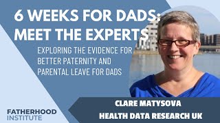 6 weeks for dads: meet the experts (November edition)