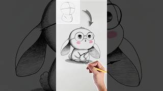 How To Draw A Cute Bunny In Easy Way. #trendingdrawing #trendingshorts #easydrawingideas