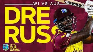 Dre Russ SMASHES 26-ball 50 v Australia! | West Indies