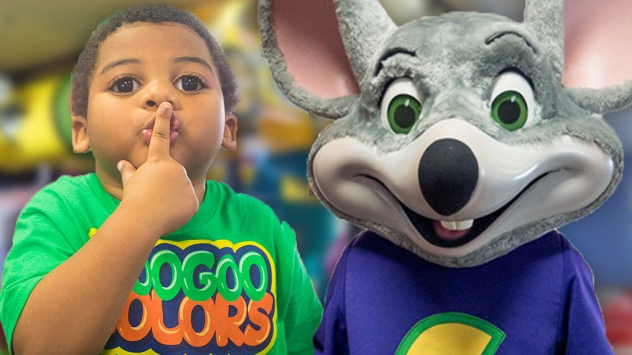 GOO GOO GAGA TURN MOM INTO CHUCK E CHEESE N PLAY HIDE N SEEK! LEARN TO ...