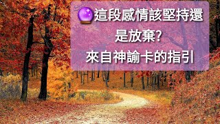 🔮愛情塔羅占卜: 💜這段感情應該堅持還是放棄? 🌹愛的呢喃神諭卡與塔羅能量檢測。(無時間限制)