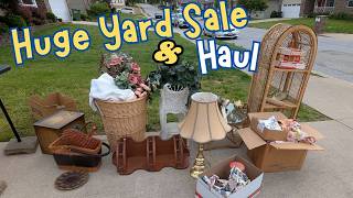 Yard Sale! You won't believe everything we got at this Garage Sale + HAUL 😍