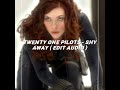twenty one pilots - shy away ( edit audio ) #shorts