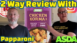 Asda's Chicken Korma | In a Tin | 2 Way Review with @Papparoni | £1.50 | Supercool Review