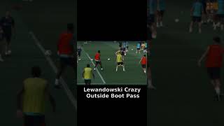 WATCH- Lewandowski Crazy Outside Boot Pass