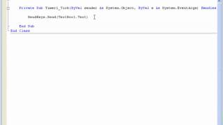 VB NET Tutorial 34 Auto Typer Visual Basic 2008 2010