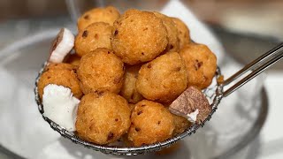 Agbeli Kaaklo Recipe | Cassava Balls | Bankye Akaaklo: Ghanaian Unique Street Snack