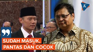 AHY Jadi Menteri, Airlangga Klaim Sudah Waktunya Demokrat Masuk Pemerintahan