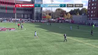 2024 OCAA Women's Soccer Championship ⚽ Bronze: Sheridan vs Redeemer [2024-10-26]