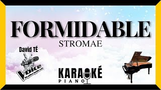 Formidable - Stromae (Karaoké Piano Français) THE VOICE