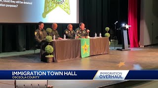Osceola County sheriff addresses new immigration laws at town hall