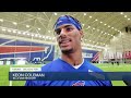 buffalo bills rookie wr keon coleman gaining knowledge from veteran defensive back