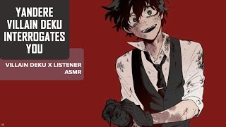 Yandere Villain Deku Interrogates You ASMR | Izuku Midoriya x Listener (Roleplay, Binaural)