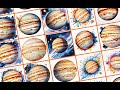 Jupiter Watercolor Bundle - 101 images - 10000x10000 pixels