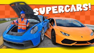 Handyman Hal drives Super Cars | Lamborghinis and Porches | Awesome Vehicles