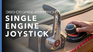 Mercury Single Engine Joystick Piloting | Harris Pontoons