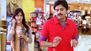 Attarintiki Daredi Comedy Scenes || Shopping Complex Scene - Pawan Kalyan, Samantha
