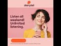 Storytel Audiobooks on Weekends