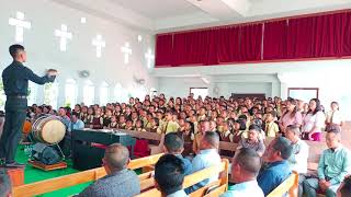 PES, Tlungvel Choir - Ramengmawi(Nursery - Class X Students and Staff)