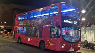 *Topodyn Powermode* | Go-Ahead London WVL462 LJ61NUW Bus Route 132 | Volvo B9TL Wright G2 ZF Euro 5