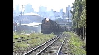 Trem de carga Novoeste U20 Bauru SP 1999