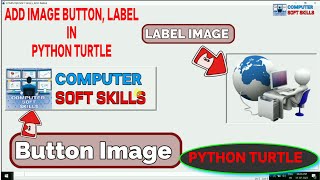 How to insert image in Python Tkinter | How to add window title and icon in python Turtle Graphics