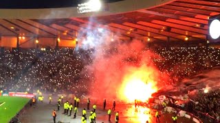 ONE OF A KIND! celtic ultras tribute display for bertie auld | Celtic 1-0 St Johnstone