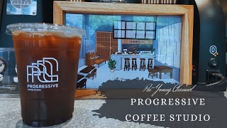 Progressive Coffee Studio: คาเฟ่สุดชิล แยกเหม่งจ๋าย กาแฟดี ขนมอร่อย