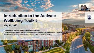 Activate Wellbeing Toolkit - Recorded Info Session