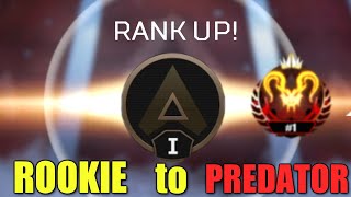 ROOKIE to PREDATOR episode 1 HARD STUCK ROOKIE in apex legends