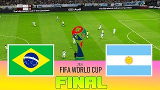 BRAZIL vs ARGENTINA - Final FIFA World Cup 2026 | Full Match All Goals | Football Match