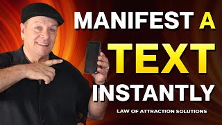 How To Manifest A Text: From A Specific Person INSTANTLY | Law of Attraction