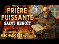 prière puissante à saint benoÎt🙏 pour chasser les dettes pauvreté chÔmage mÉchancetÉ et l envie